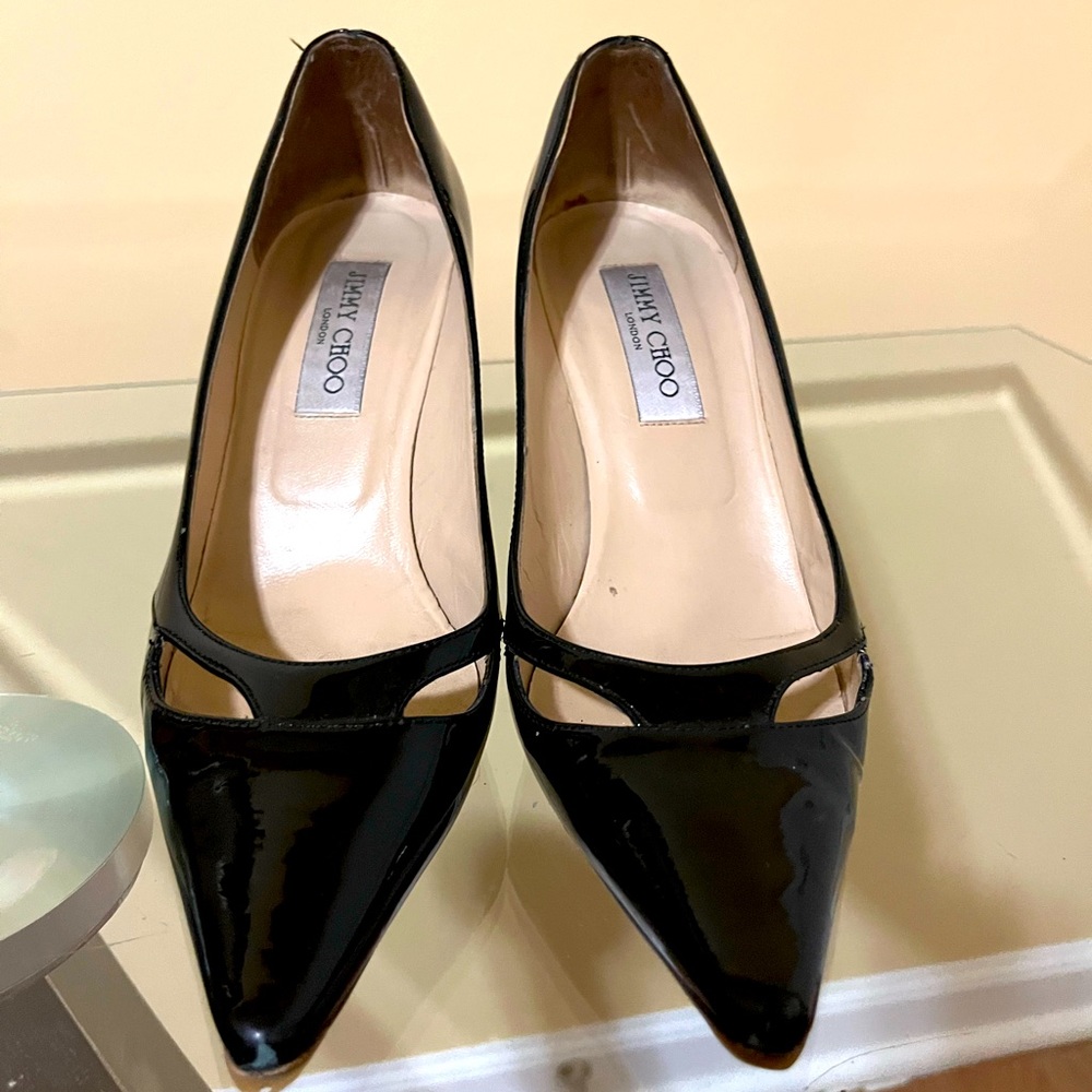 Jimmy Choo Black Patent Leather